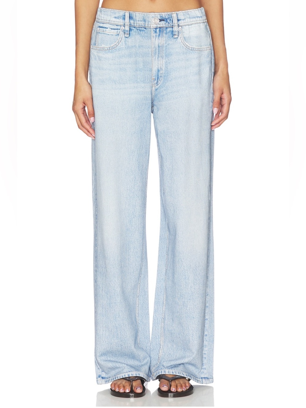 Rag & bone Miramar terry pull on wide leg